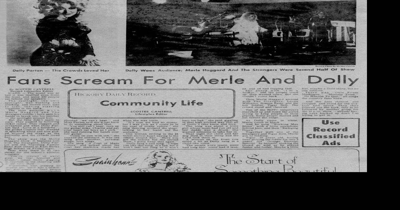 50 years ago, Dolly Parton performed at East Burke High School