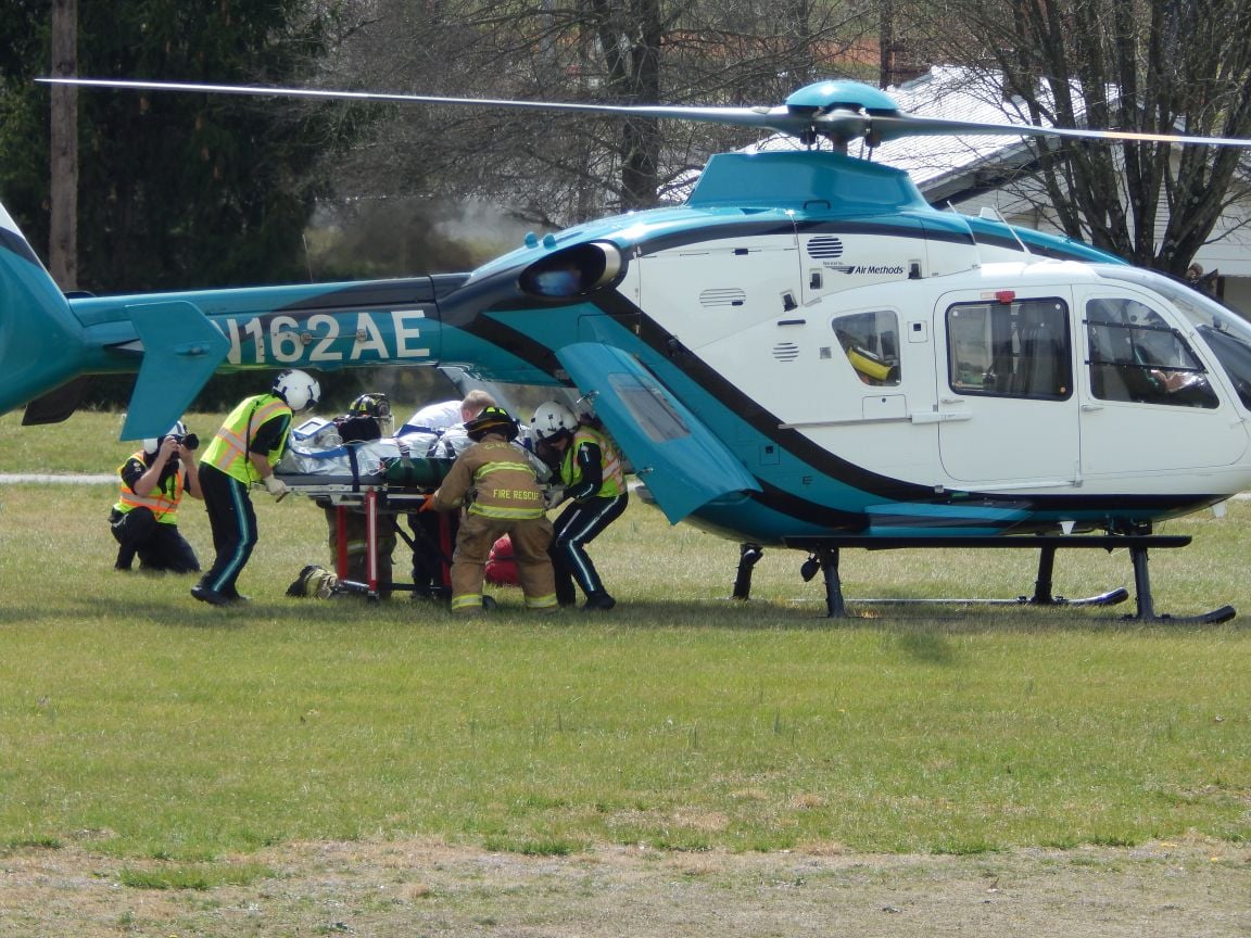 UPDATE: Man Airlifted After Three-vehicle Wreck | News | Morganton.com