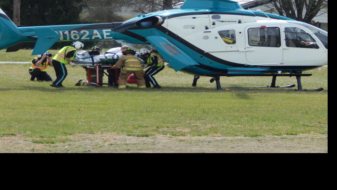 UPDATE Man airlifted after threevehicle wreck News