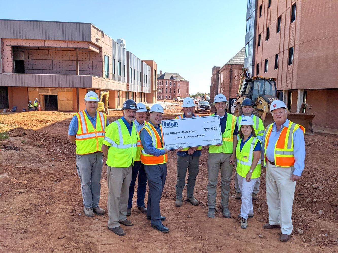 receives 25,000 from Vulcan Materials Co.