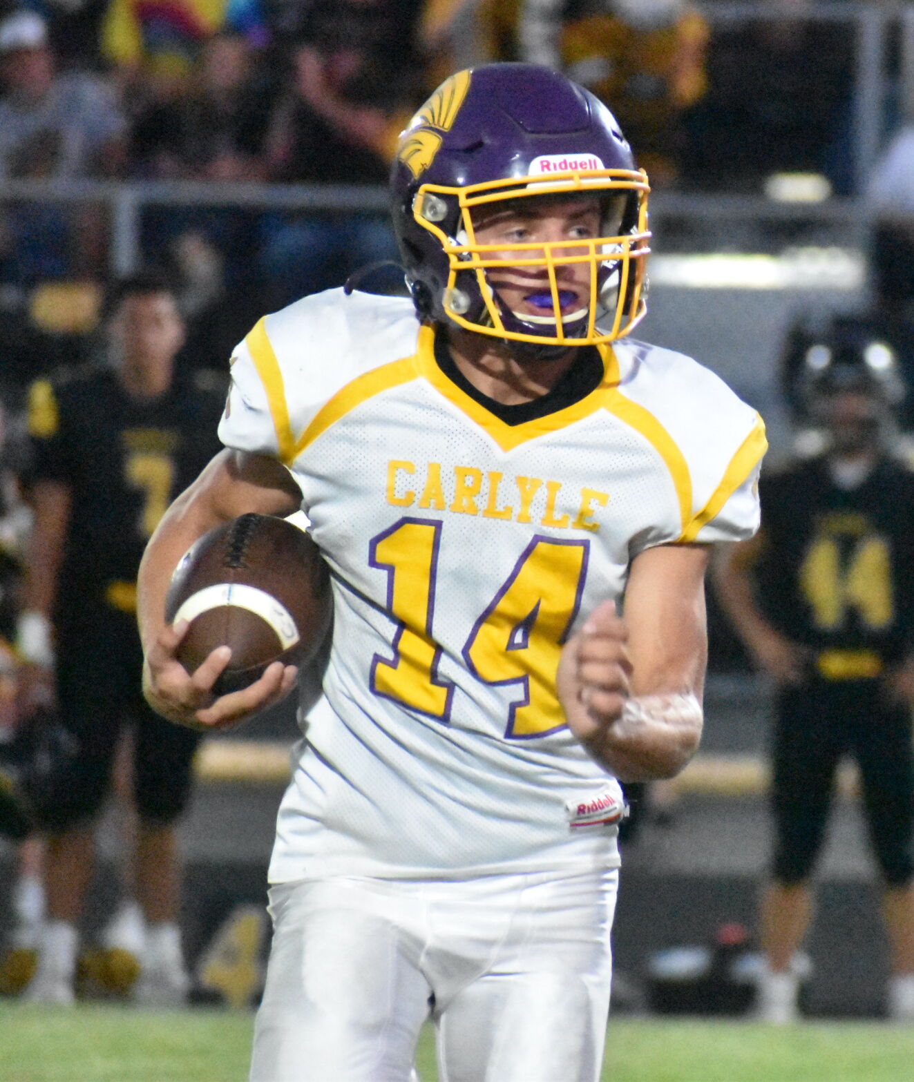 Carlyle football team suffers defeat against Tuscola, complex decisions lay ahead