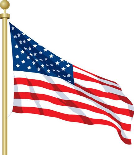 American Flag obit logo 2