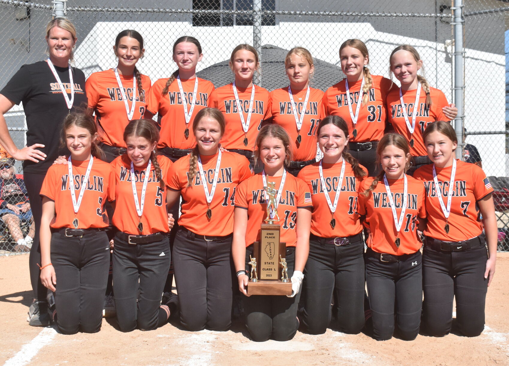 Wesclin softball takes second at state