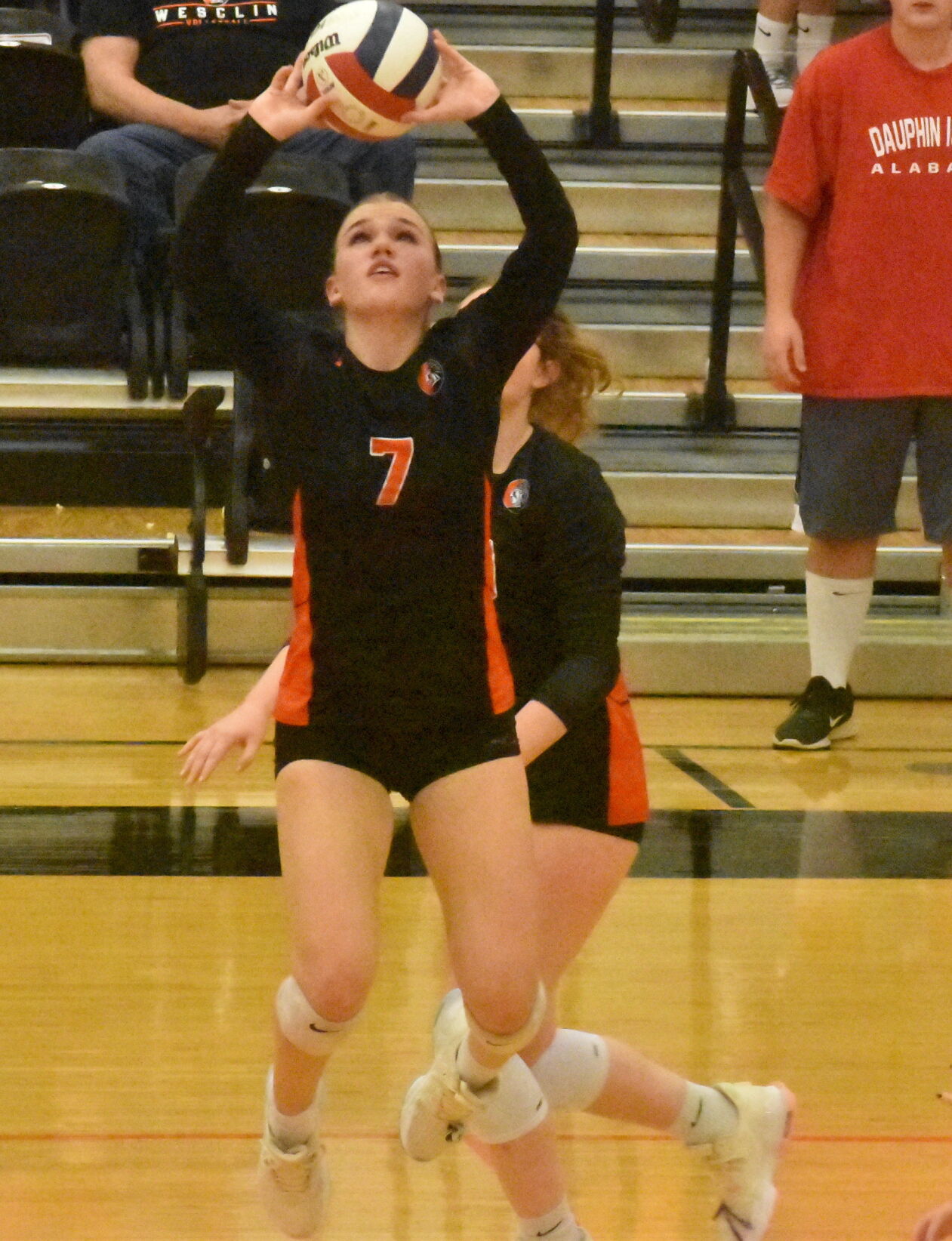 Wesclin Volleyball Team Achieves 7-2 Record in Conference with Victory Over Carlyle