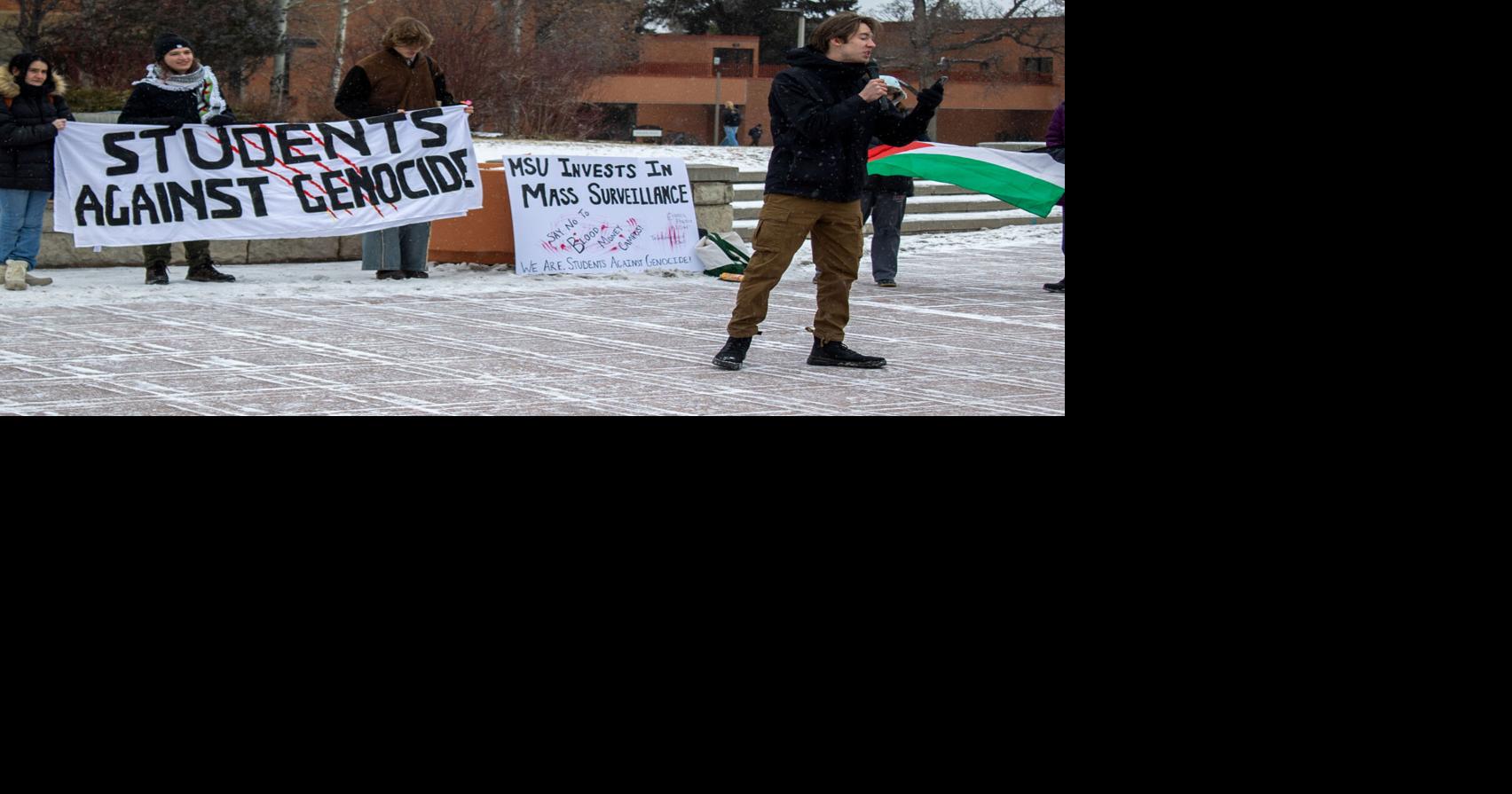 Students Against Genocide calls on MSU to cut ties with Metrea, Reveal Technology