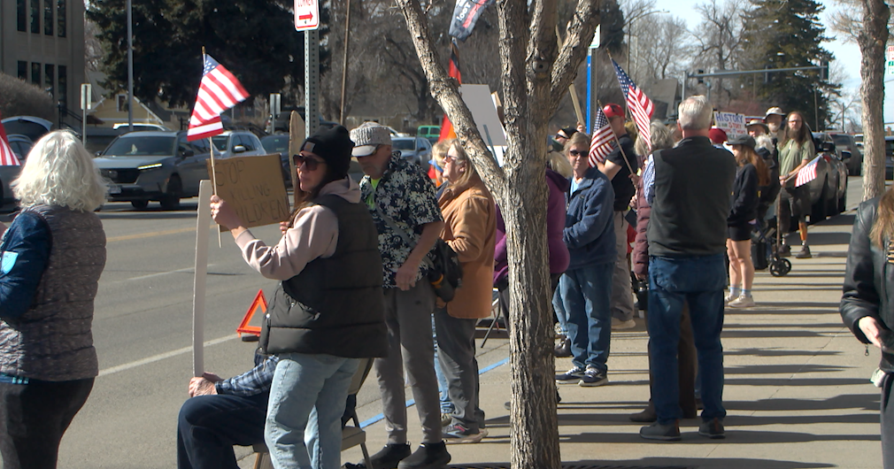 Protesters in Bozeman speak out against U.S. strikes in Iran