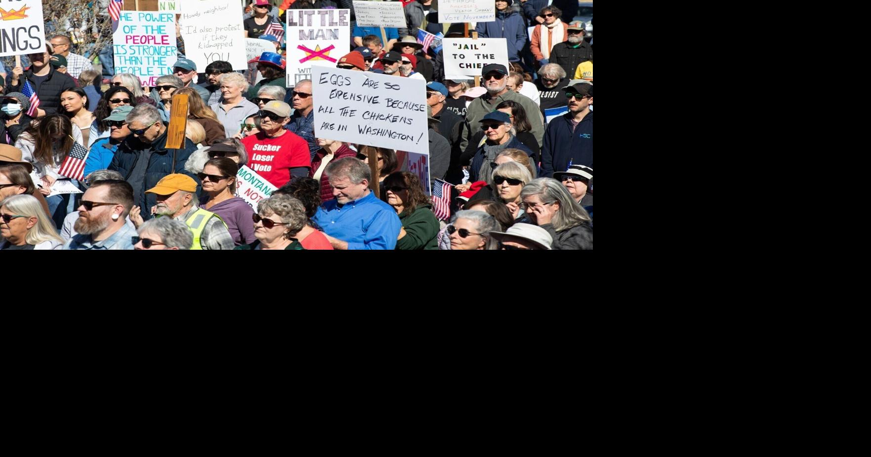 Bullock calls for election protections in wake of Trump threats at Helena 'No Kings' rally