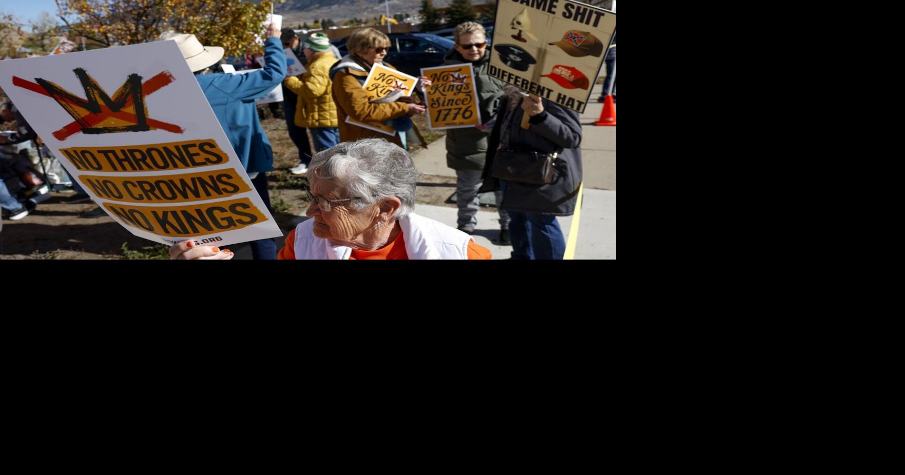 Butte 'No Kings' rally draws nearly 1,000 protesters along Harrison Avenue
