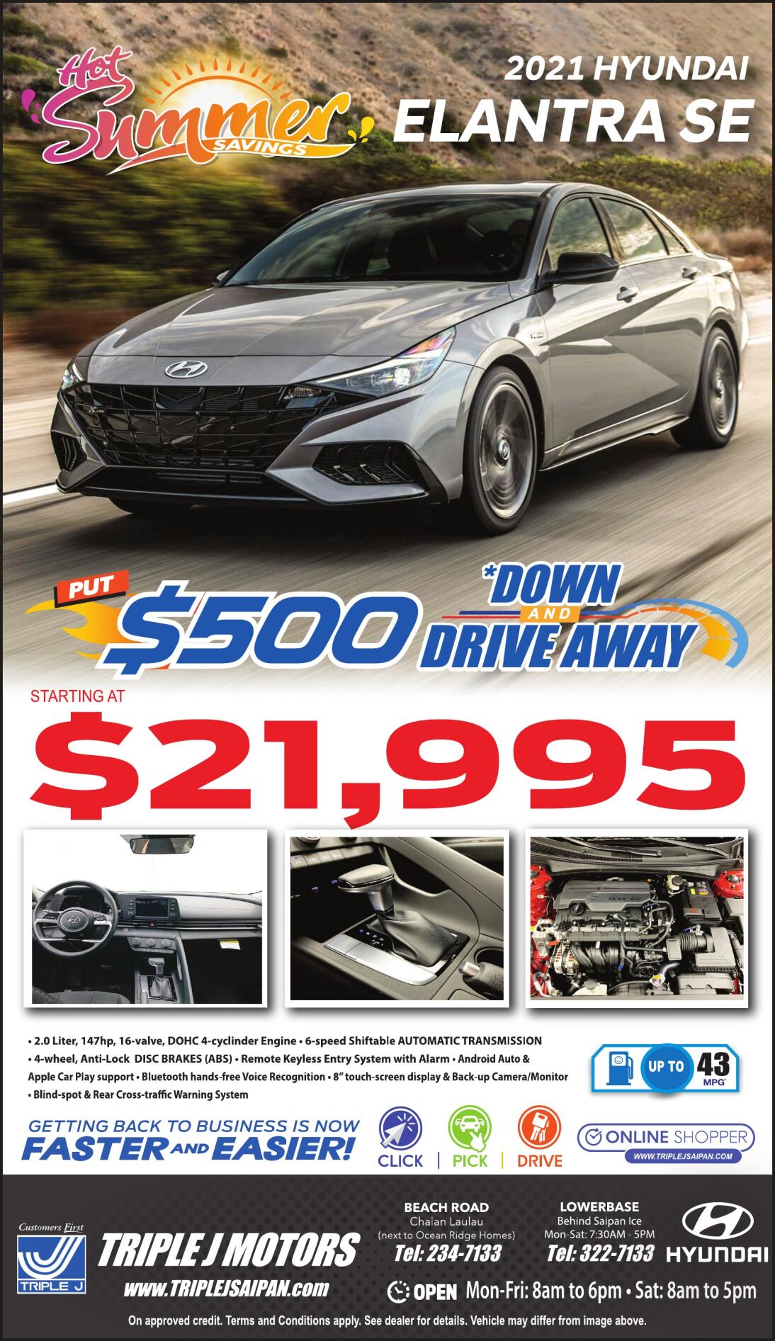 Hot Summer Savings_2021 Elantra_07.27.2021, Ads