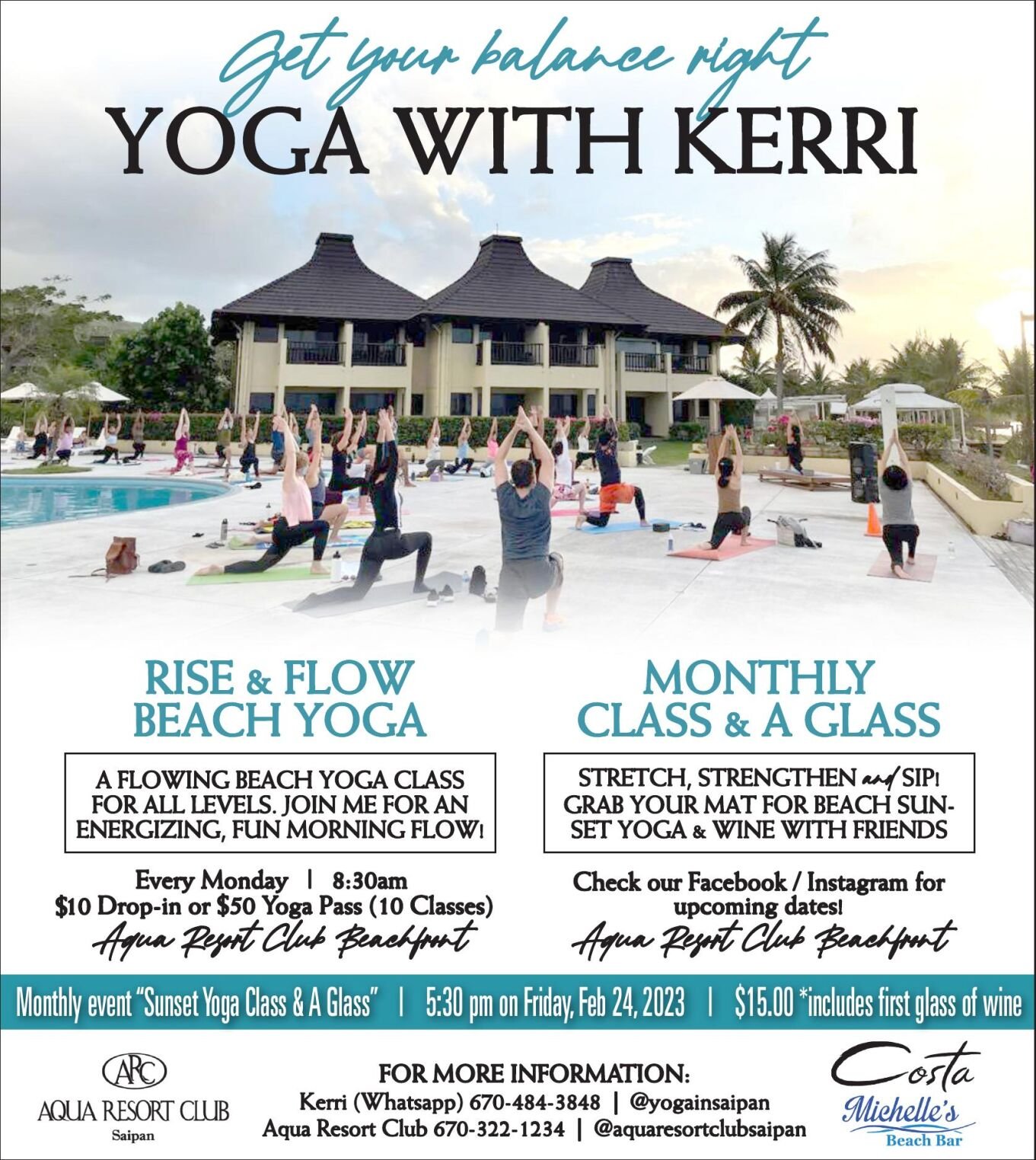 Aqua Resort Yoga 01.27.23, Ads