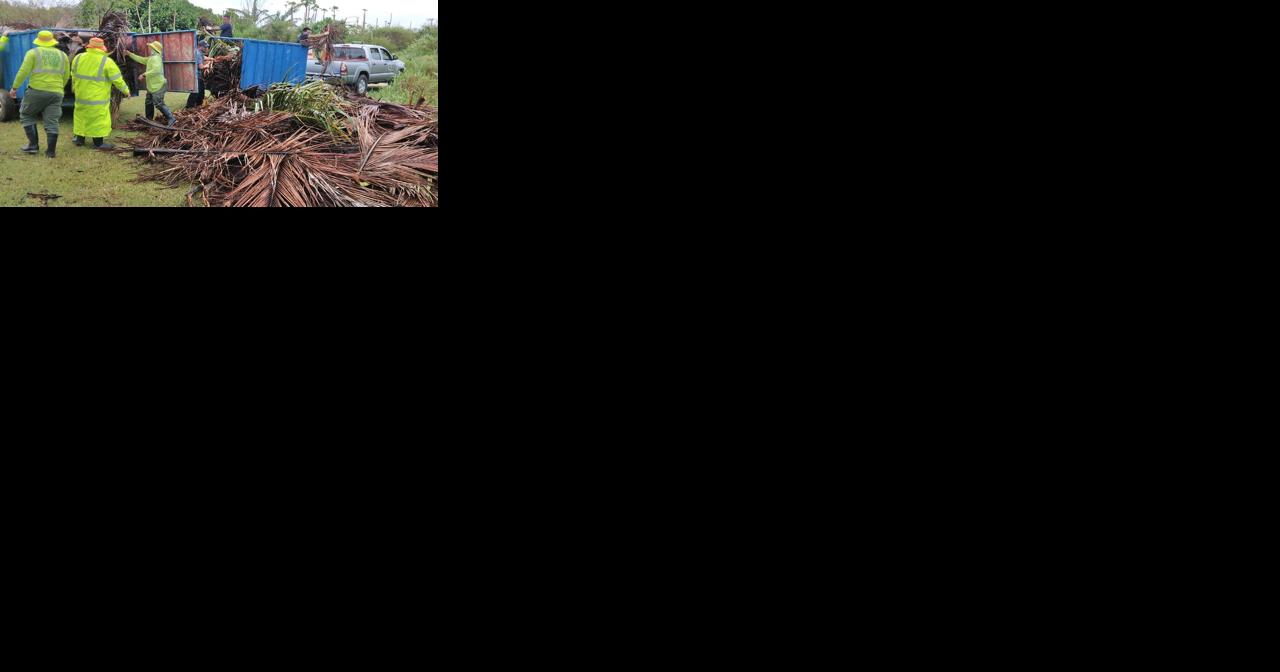 Saipan Mayor's Office removes debris from secondary roads - Vimarsana News