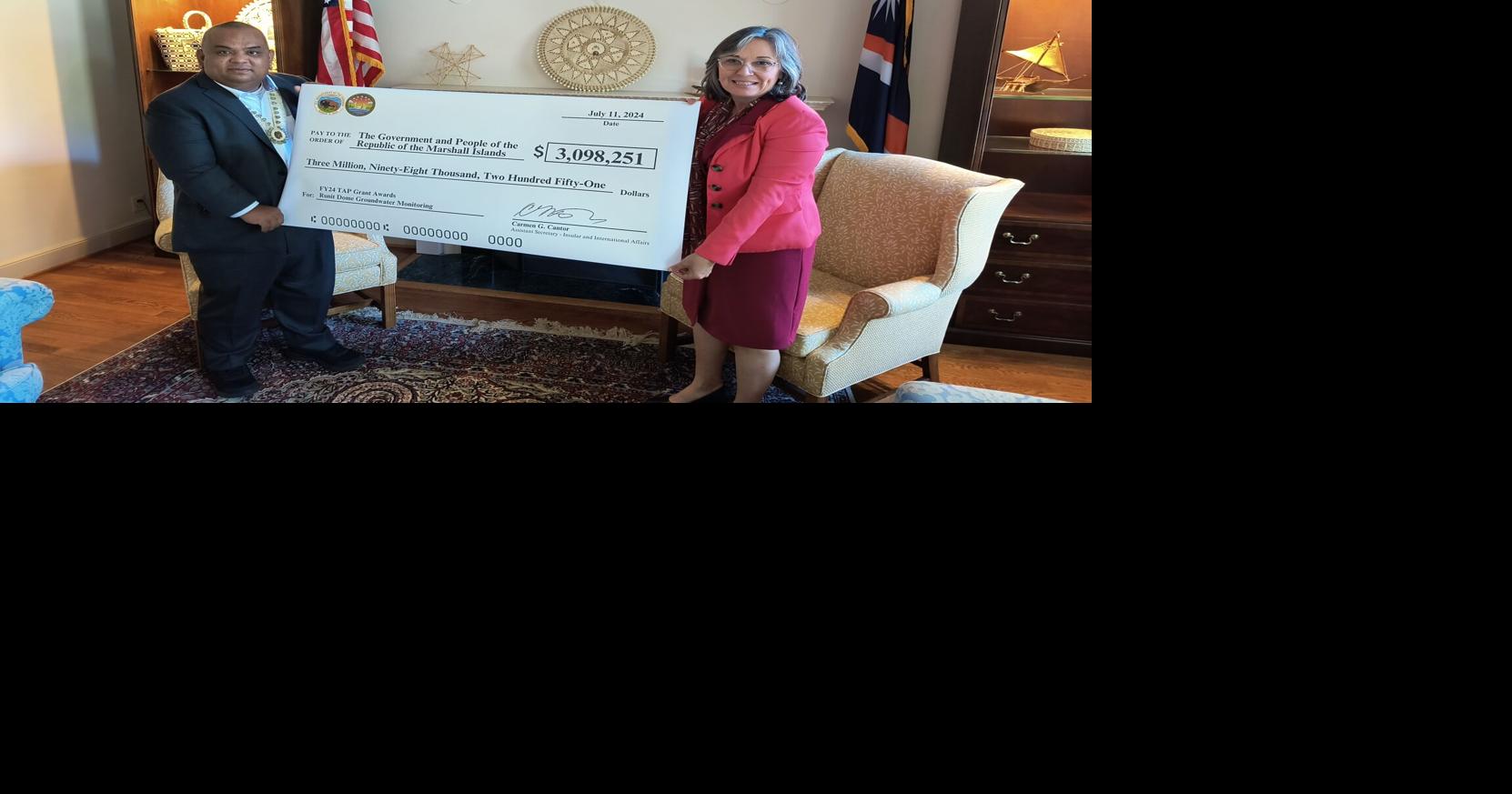Interior’s Cantor announces $3M in technical assistance grants for Marshall Islands