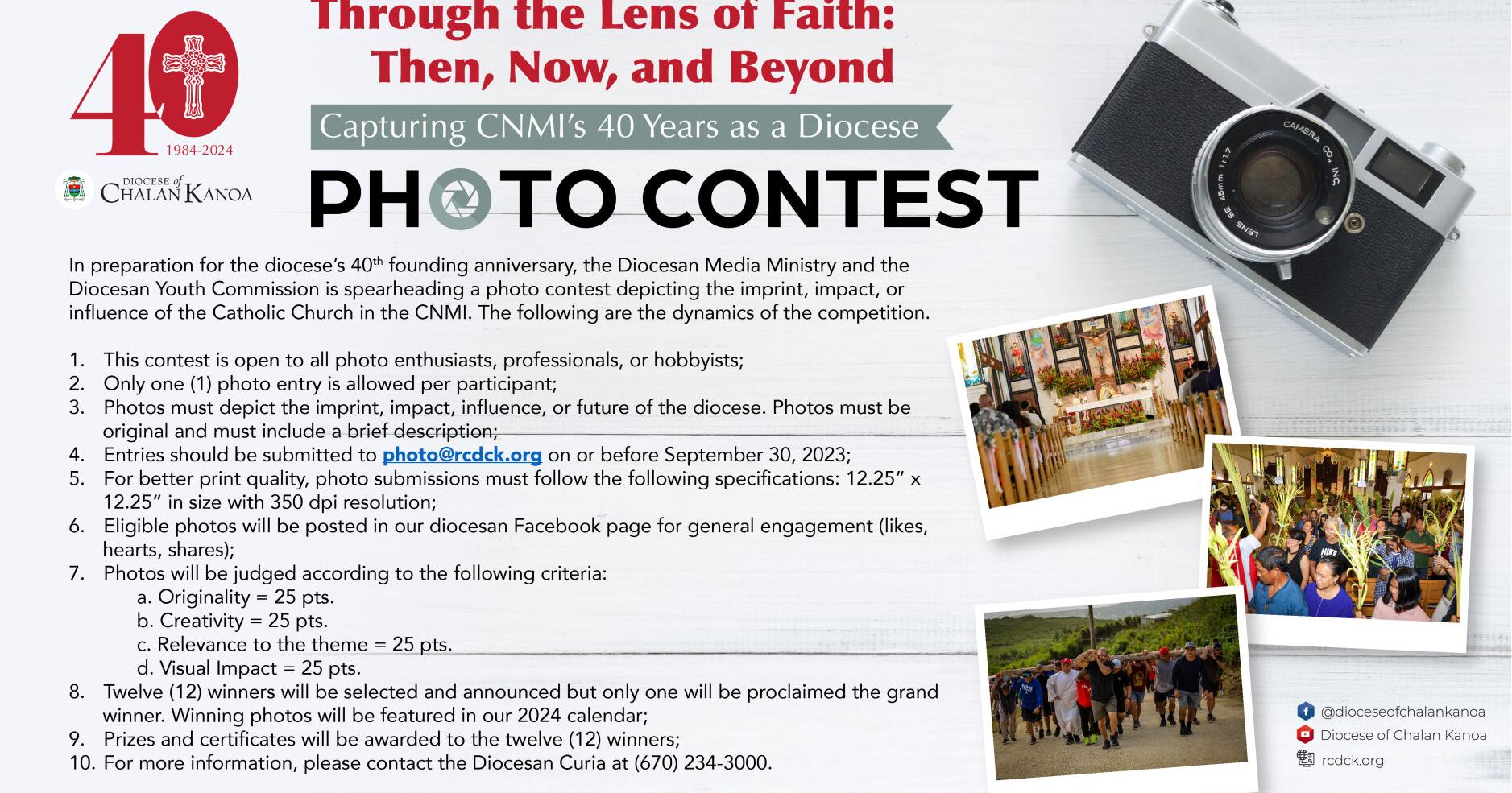 Diocese of Chalan Kanoa announces photo contest - Vimarsana News
