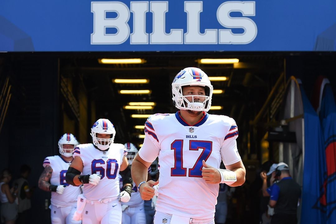 Buffalo Bills QB Josh Allen can throw a football 100-plus yards, teammate  says