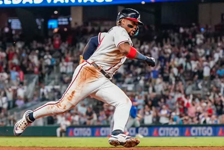 Atlanta Braves Right Fielder Ronald Acuna Editorial Stock Photo - Stock  Image