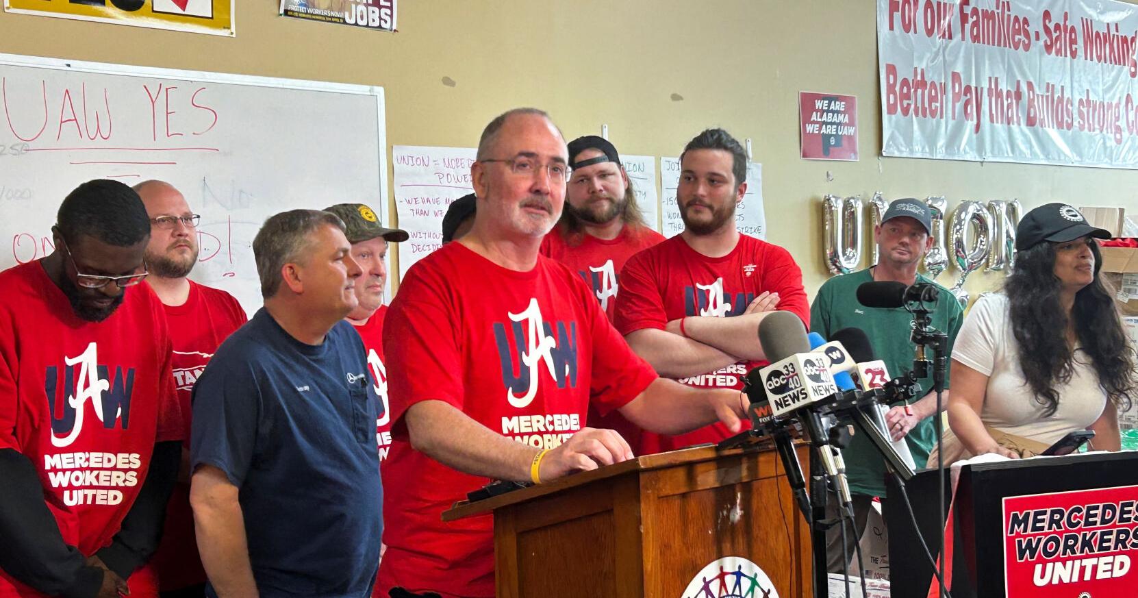 Mercedes workers in Alabama reject union, dealing setback to UAW - Vimarsana News