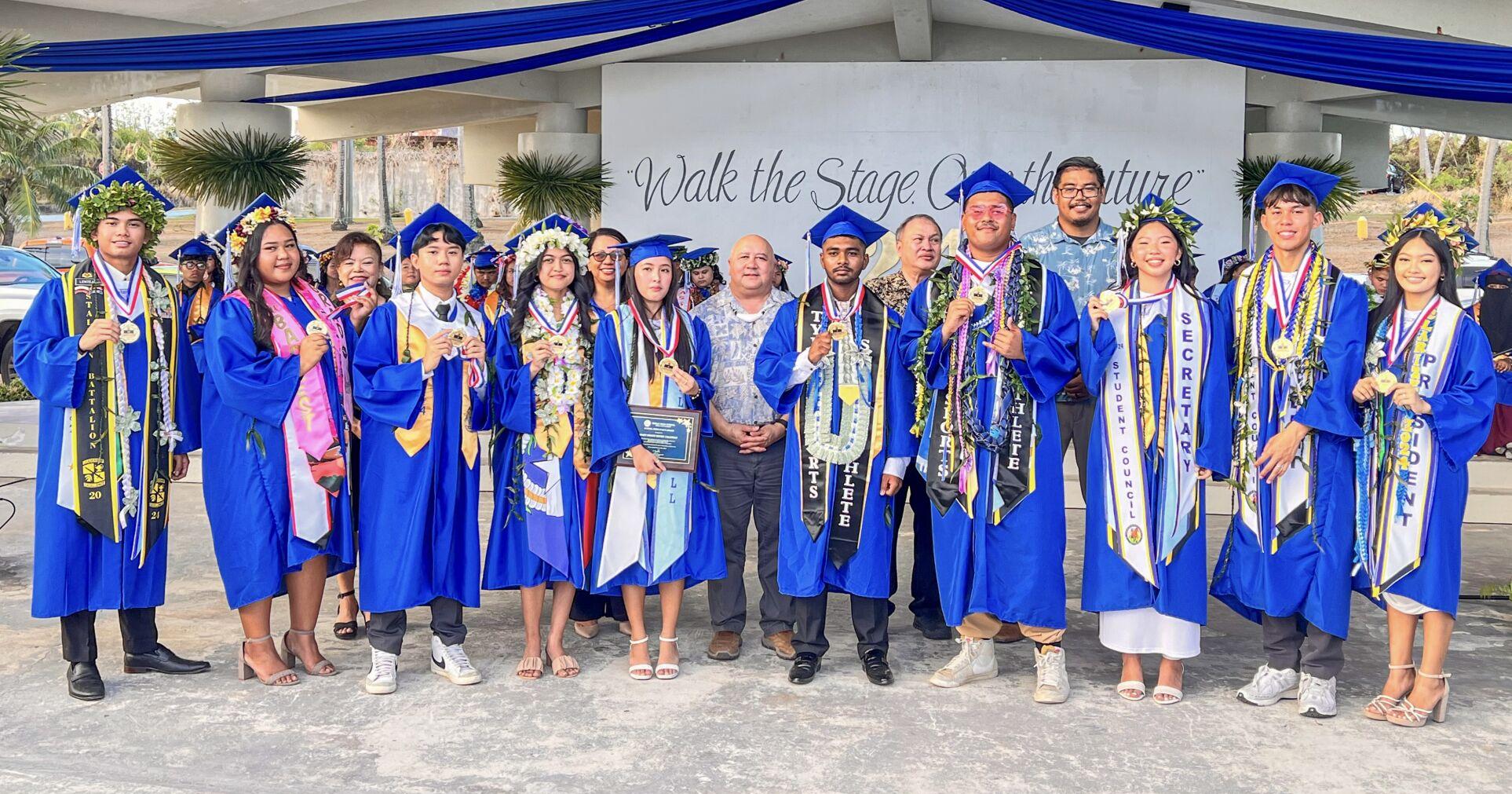 Rodriguez, Santos are the top graduates of Tinian High School - Vimarsana News