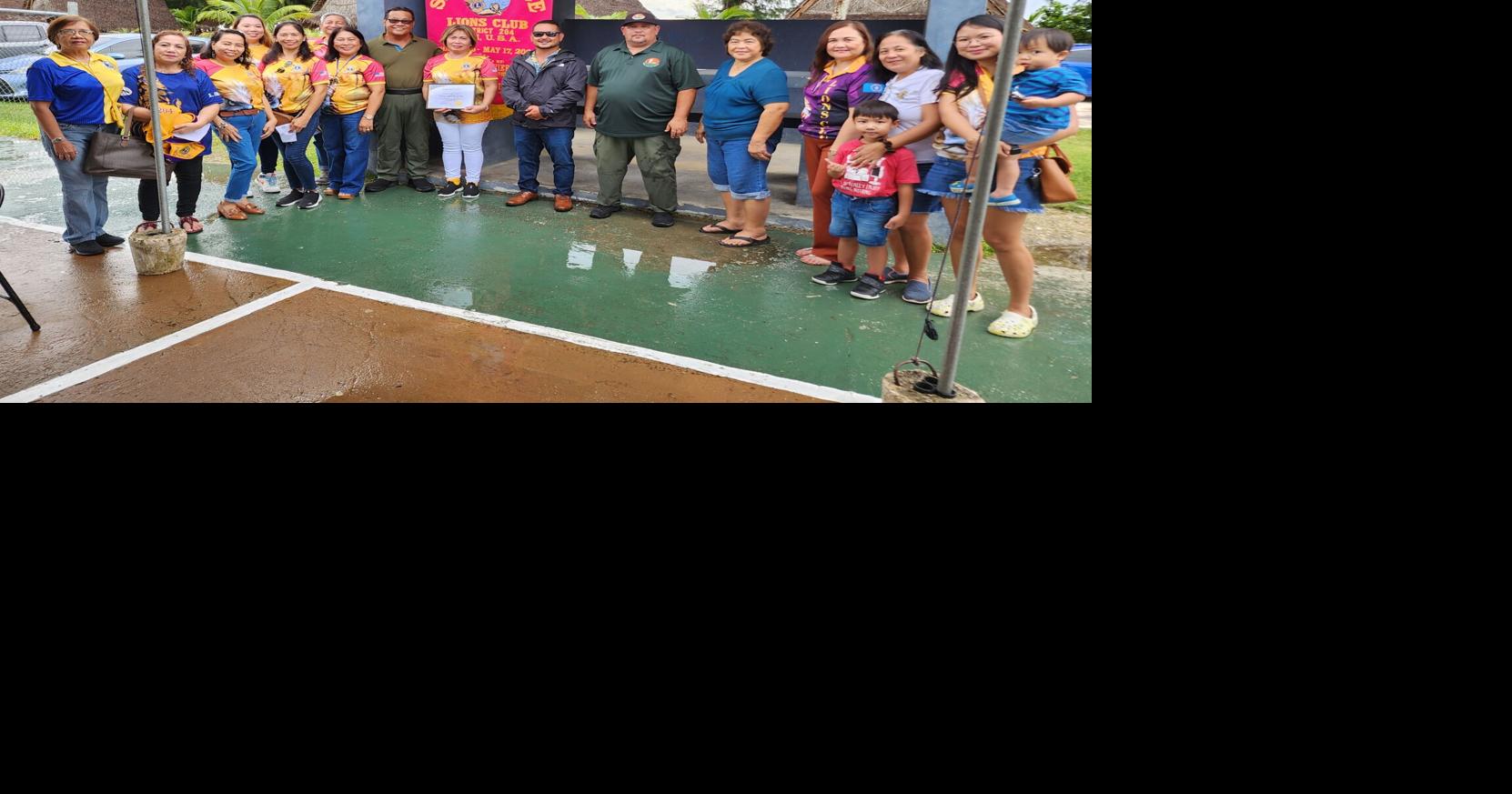 Saipan Eagles Lions Club #39 adopts Civic Center basketball court News