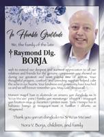 Message of Appreciation: ♱Raymond Deleon Guerrero Borja