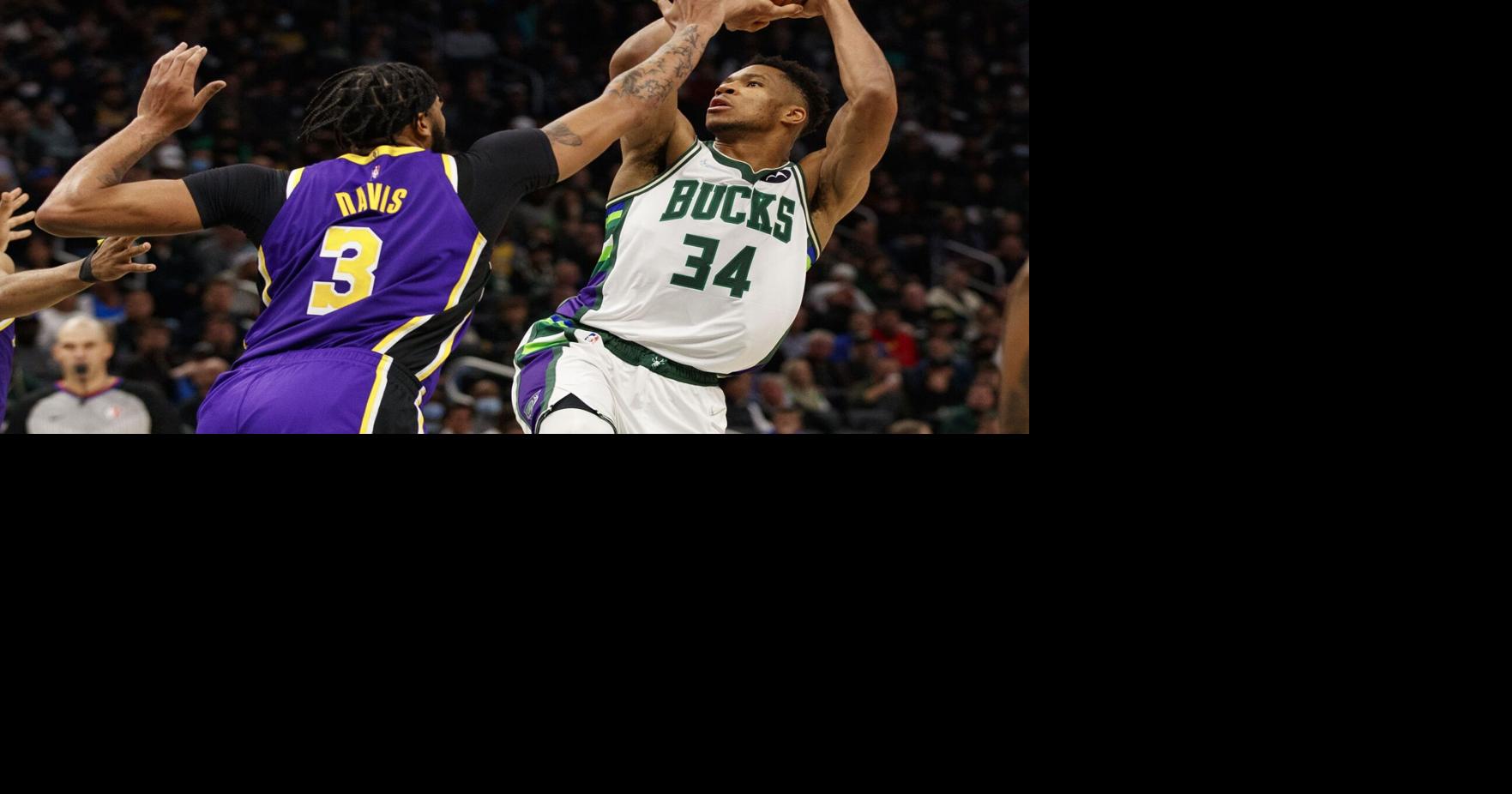 NBA Game Recap: Los Angeles Lakers at Milwaukee Bucks, November 17, 2021, Russell Westbrook, Khris Middleton, Anthony Davis, Milwaukee Bucks,  National Basketball Association