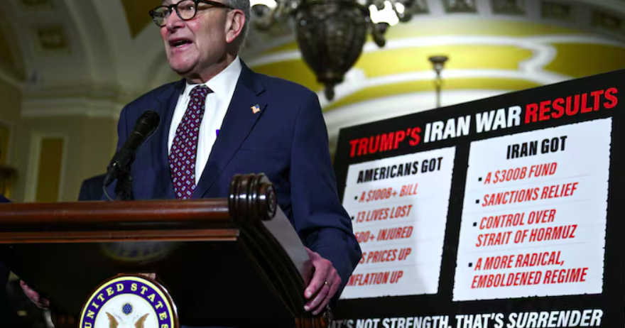 US Senate Democrats block $1 . 15 trillion defense bill over Iran war objections