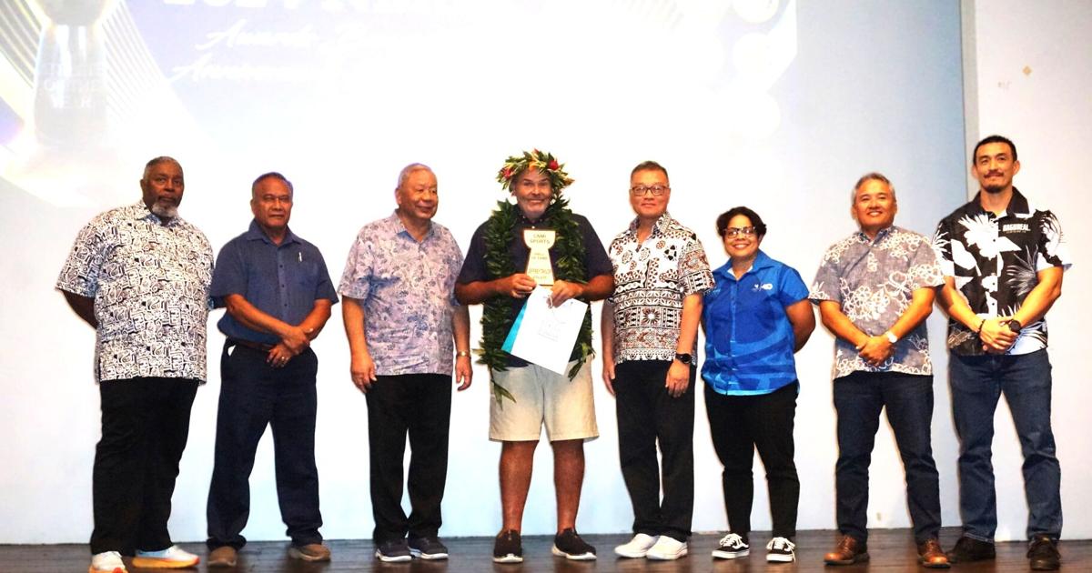 Jeff Taylor inducted into NMI Sports Hall of Fame