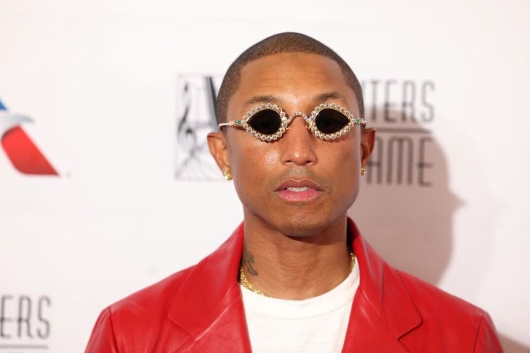 Us Singer Designer Pharrell Williams Leaves Editorial Stock Photo - Stock  Image