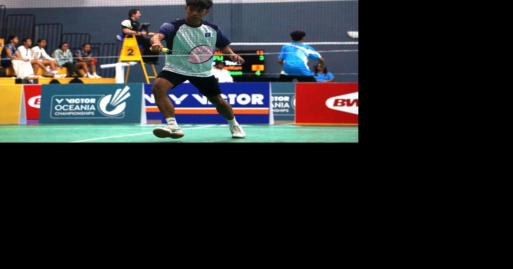 Australia sweeps NMI, 5-0, in junior badminton