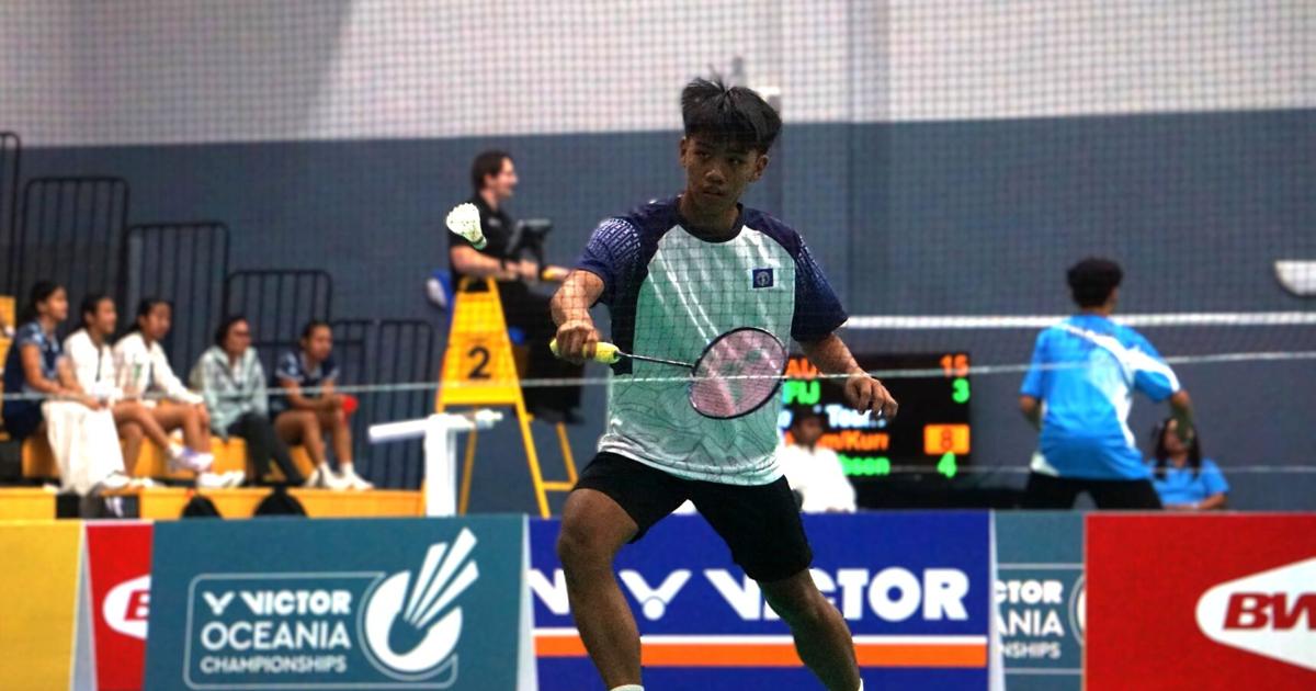 Australia sweeps NMI, 5-0, in junior badminton