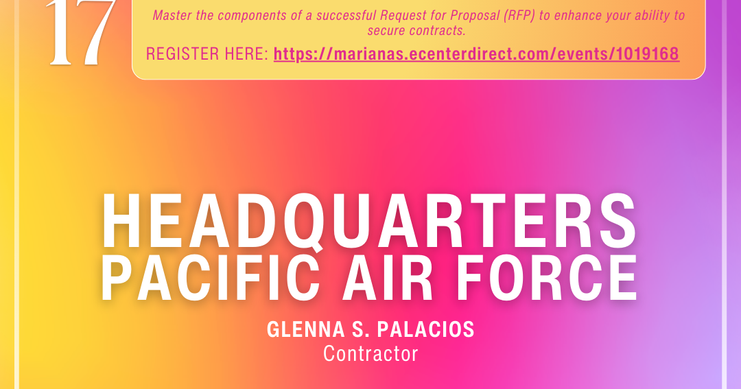 CNMI SBDC and CWA collaborate to feature Glenna Palacios in Women's Entrepreneurship Project Cohort 4 Training Series