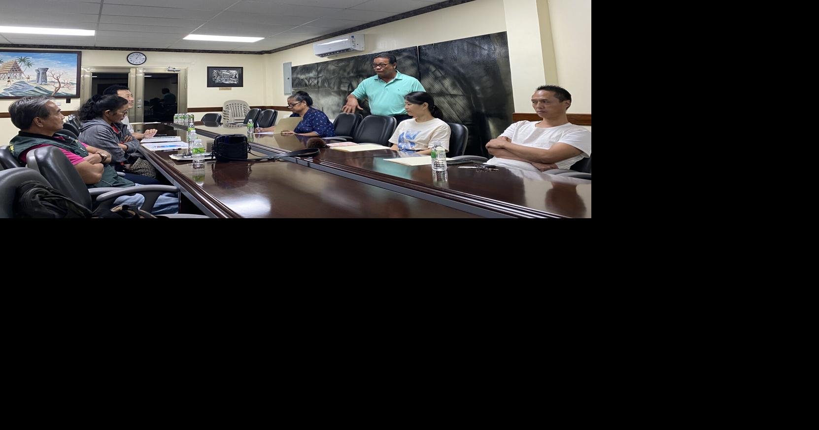 Saipan mayor meets with Precinct 4 business owners, representatives