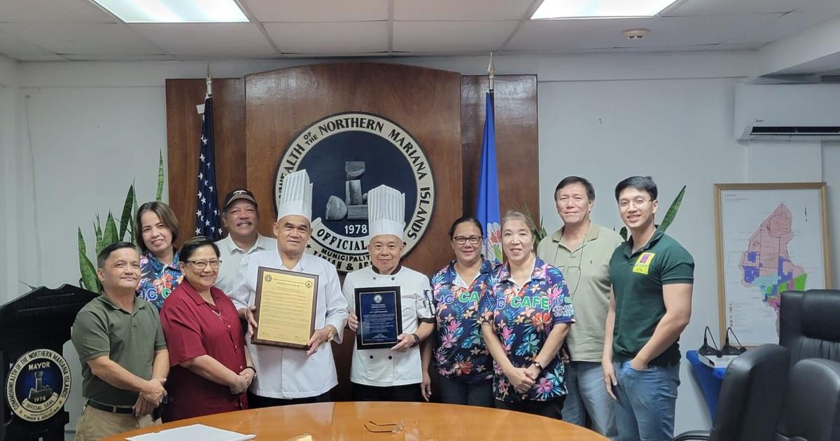 Tinian mayor, council honor long-serving restaurant