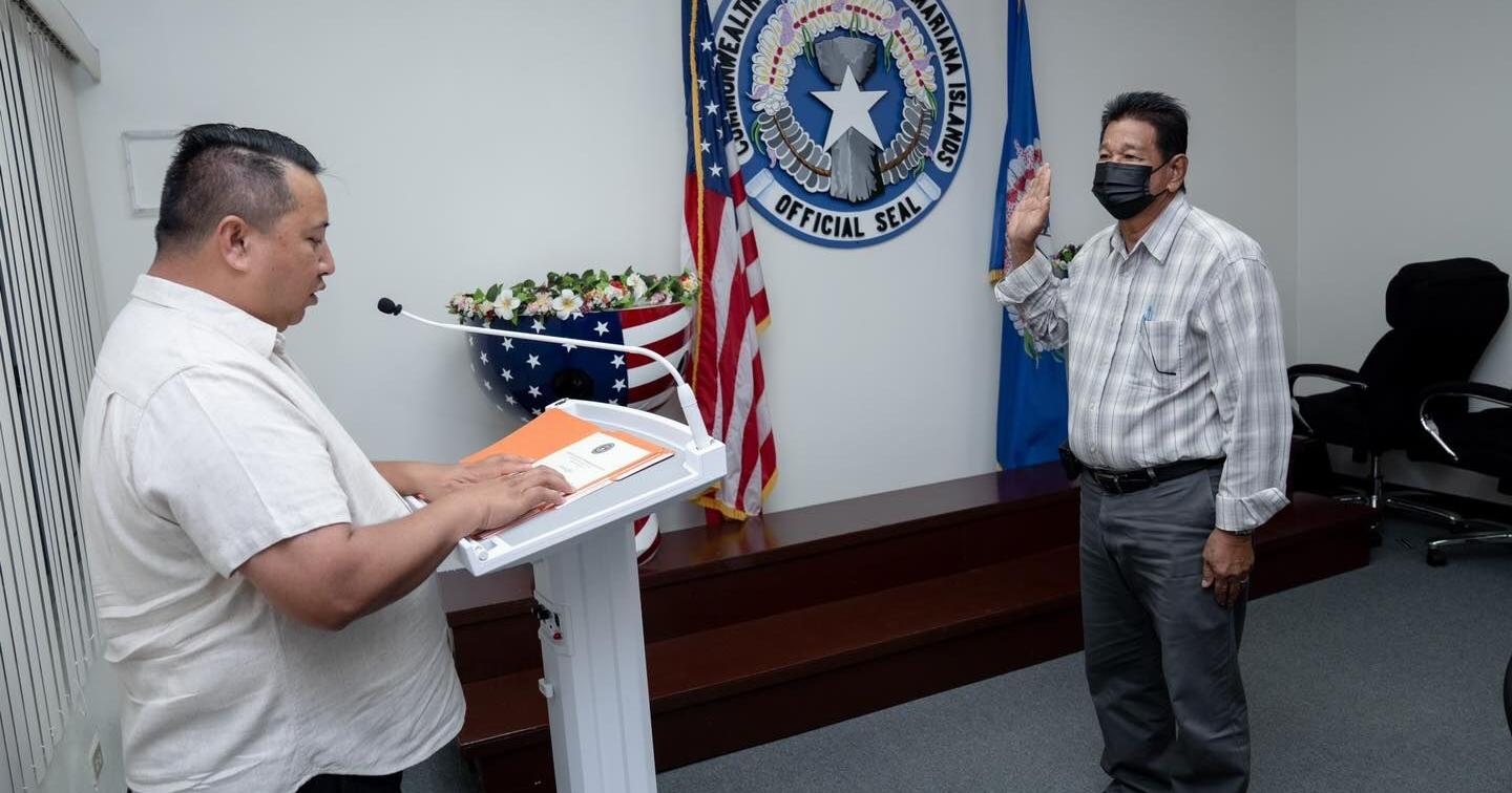 Cing sworn in as NMC Tinian regent - Vimarsana News