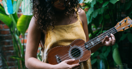 Beginner and intermediate ukulele class at JKPL - Vimarsana News