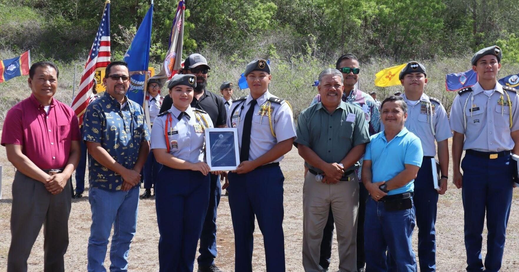 Tinian JROTC Stallion Battalion holds 31st change of command ceremony - Vimarsana News