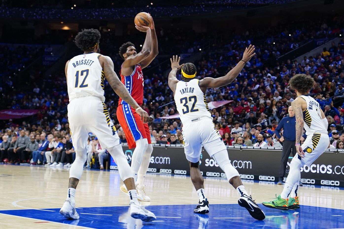 NBA roundup: Joel Embiid, James Harden help 76ers beat Clippers