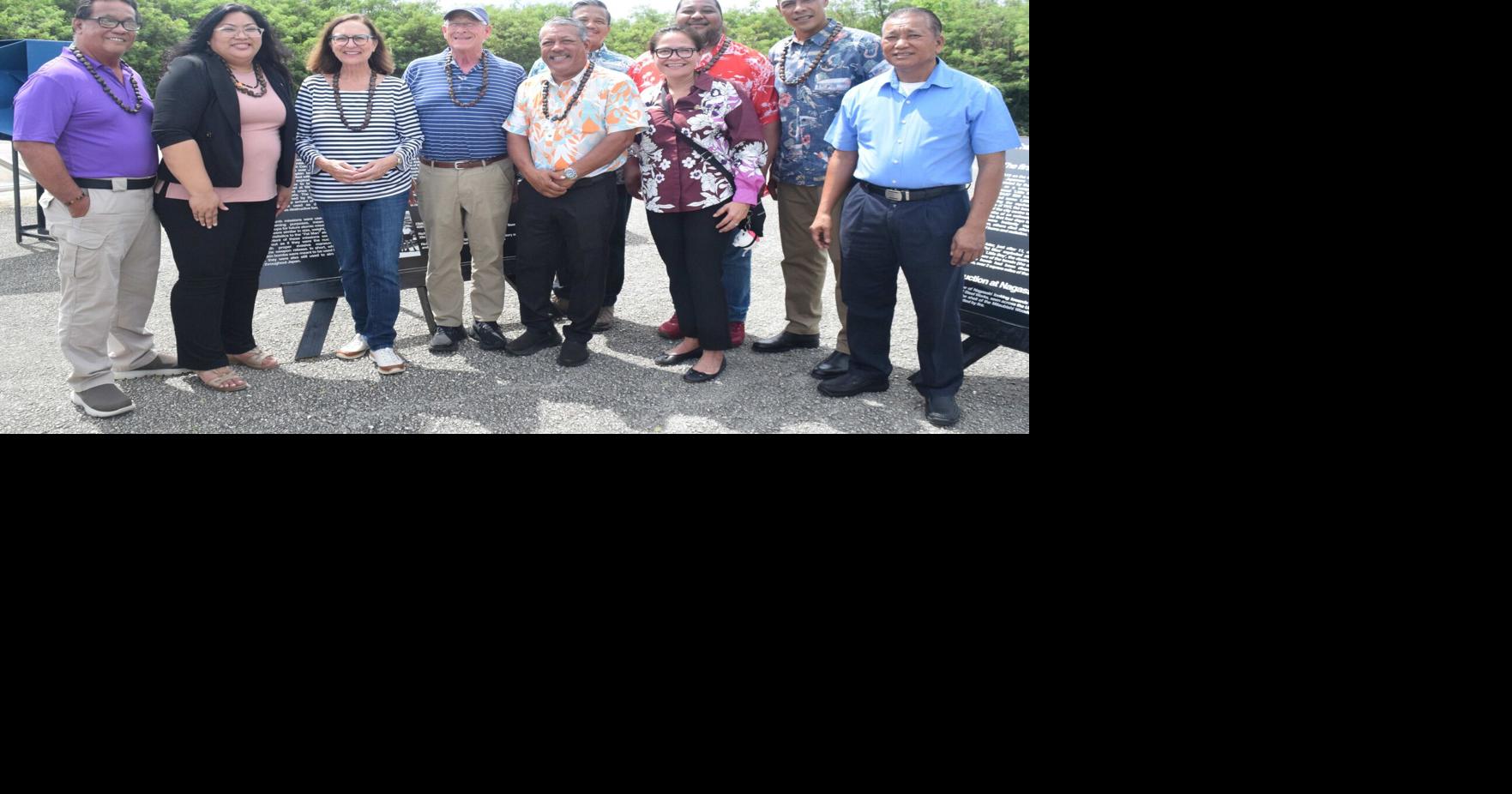 2 US senators meet NMI officials, inspect Tinian airfield projects
