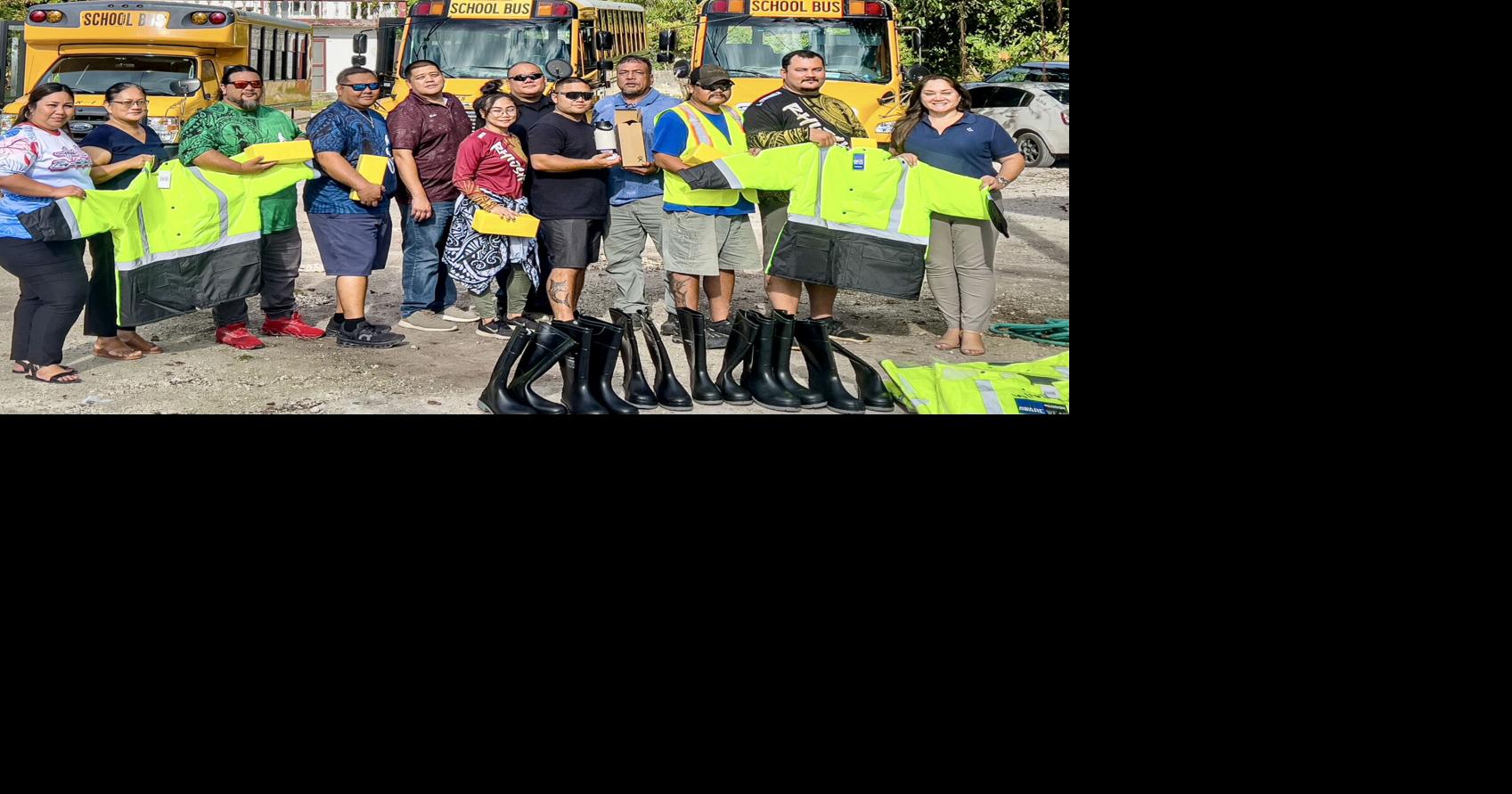 Rota and Tinian pupil transportation personnel celebrated