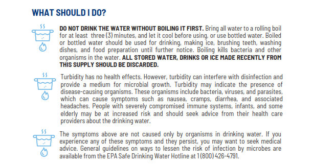 Precautionary boil water notice for Rota only