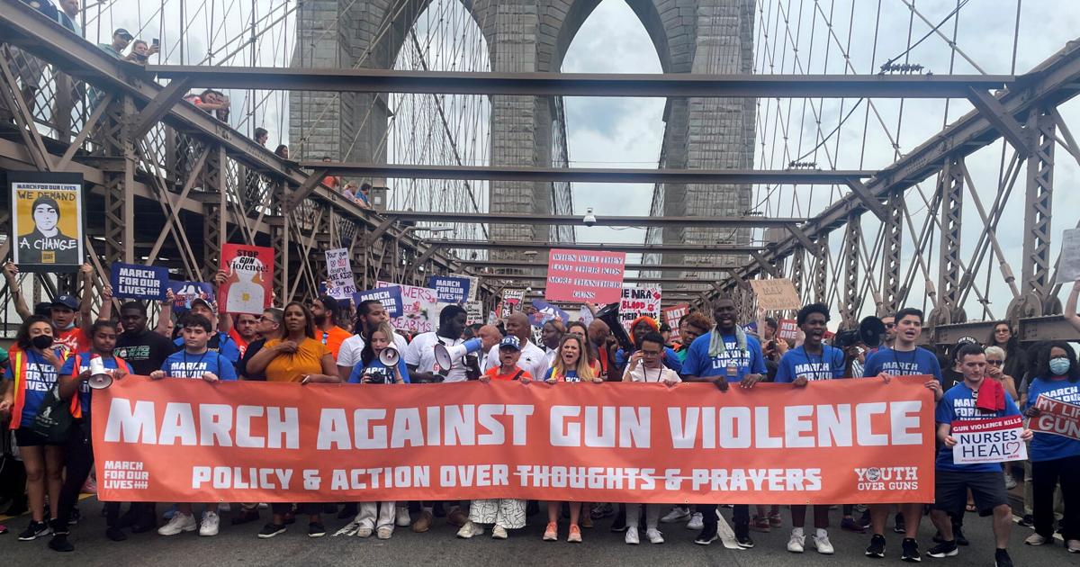 Tens of thousands rally against gun violence in Washington, across US ...