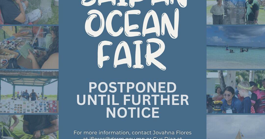 2025 Saipan Ocean Fair postponed