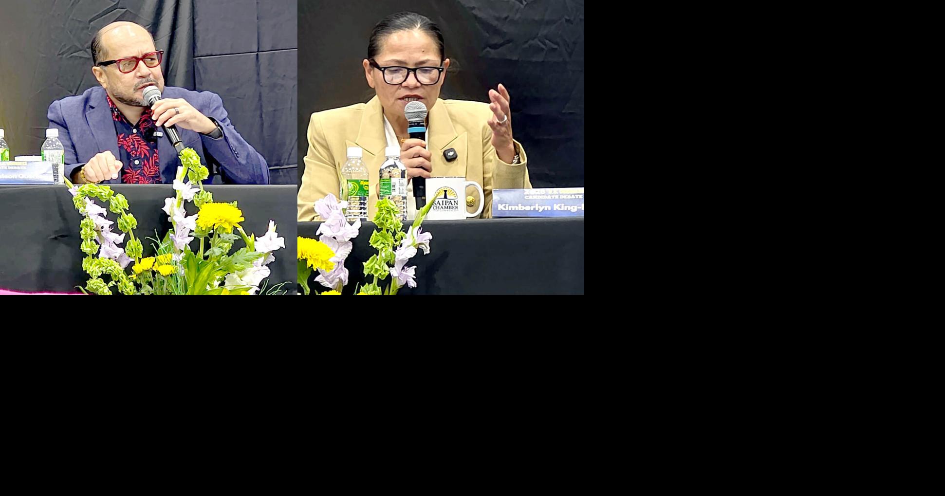 King-Hinds stresses experience; Deleon Guerrero seeks political reset Sep 11, 2026 8 mins ago