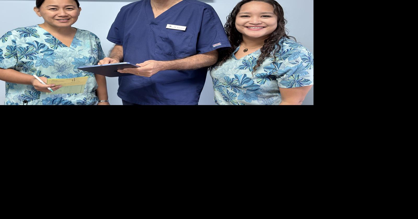 Dr. David Khorram returns to Saipan to see eye patients