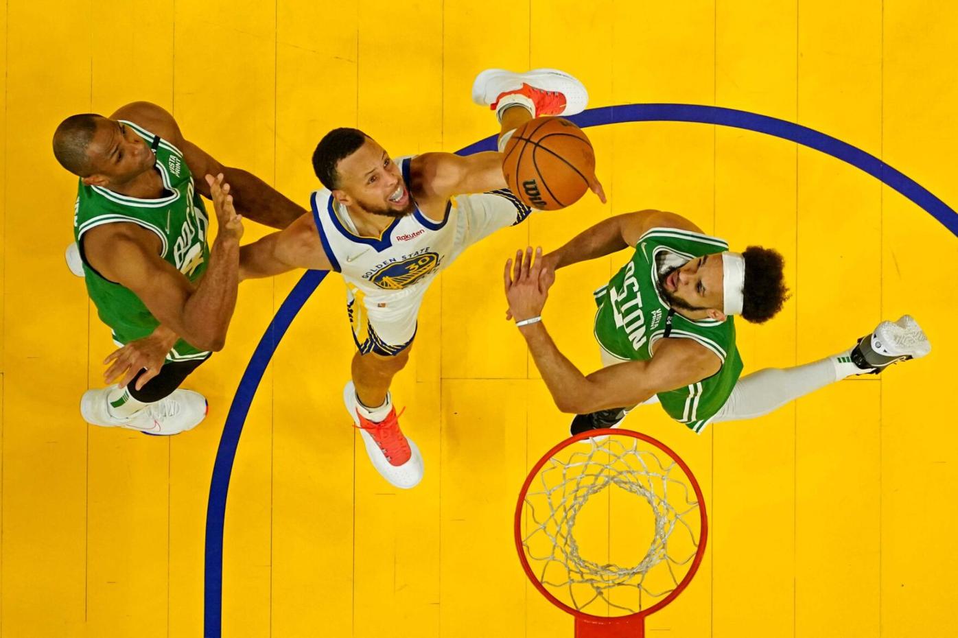 NBA Finals: Celtics, Warriors wear 'End Gun Violence' shirts