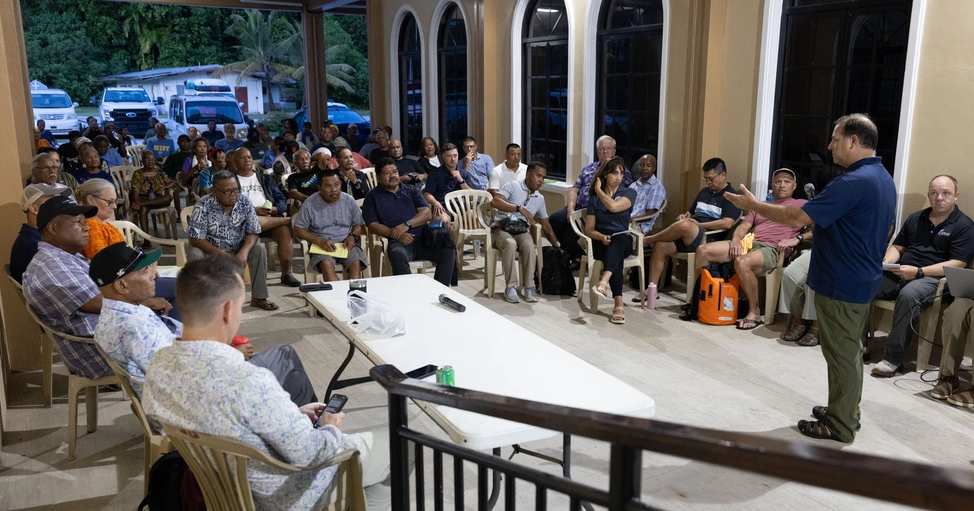 Palau, DoD host public meetings on improvements to Peleliu South Dock