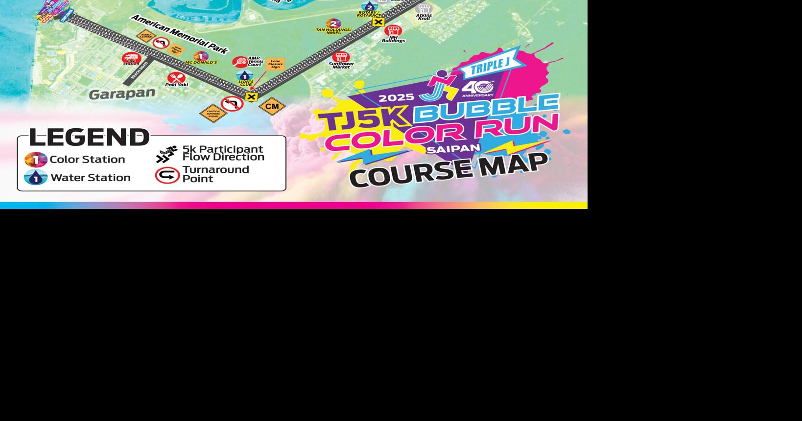 The countdown is on! Register now for Triple J Bubble Color Run