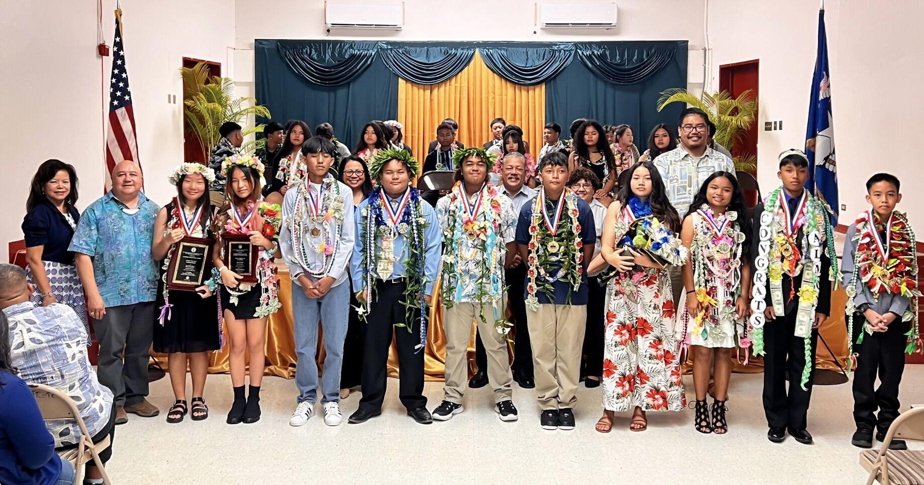 Tinian Middle School promotes 34 eighth graders - Vimarsana News