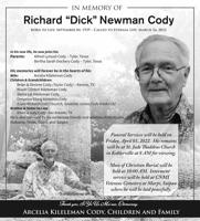 †Richard "Dick" Newman Cody