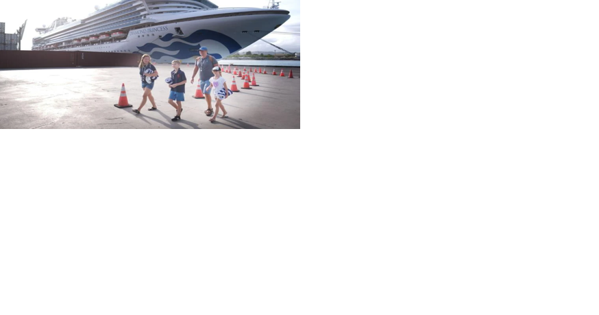 Diamond Princess docks on Guam - Vimarsana News