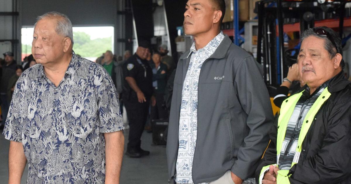 In rain and silence, CNMI says goodbye to Gov. Palacios